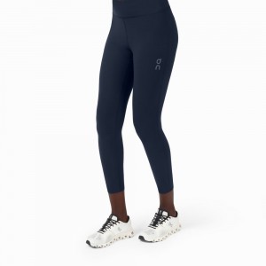 On Active Løpetights Dame Marineblå | WXSF-84659