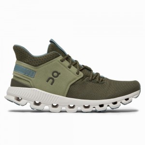 On Cloud Hi Edge Sneakers Herre Olivengrønne | KXEM-32981