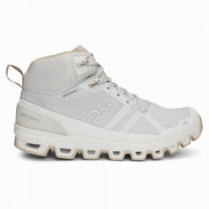 On Cloudrock Waterproof Fjellsko Dame Beige | DSRL-17569