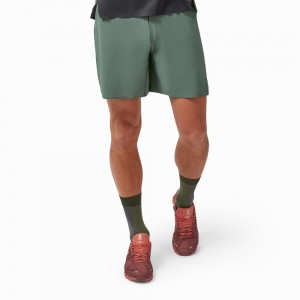 On Lightweight Løpeshorts Herre Olivengrønne | BHTJ-35718