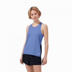 On Tank-T Singlet Dame Blå Svarte | EOPW-80314