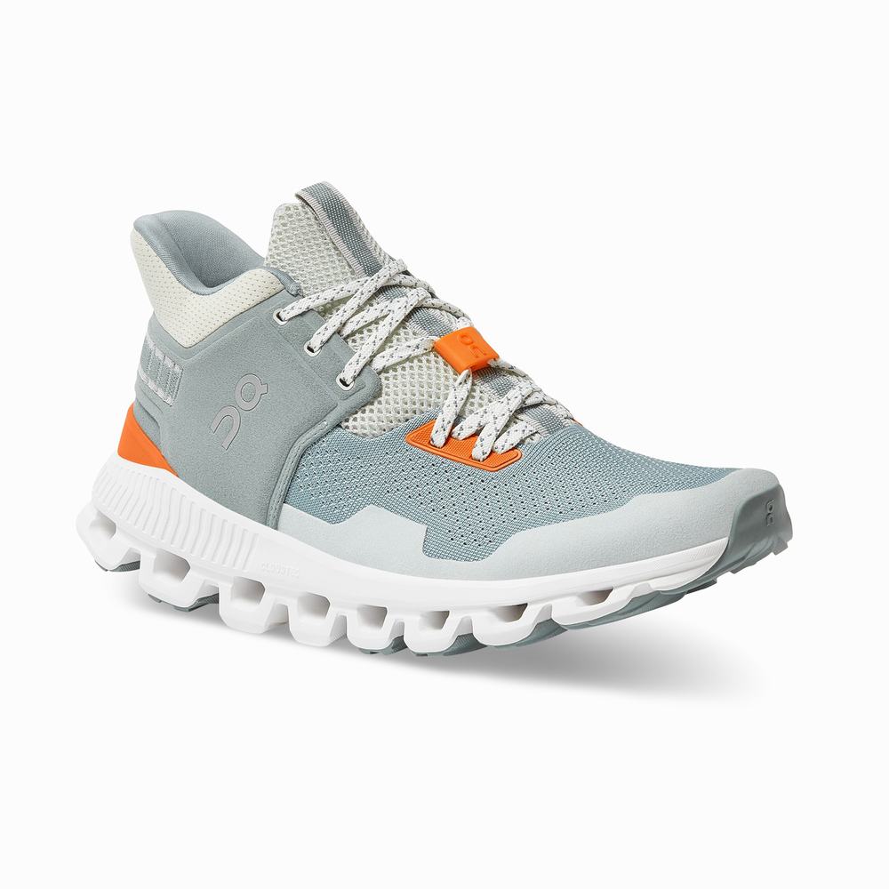 On Cloud Hi Edge Sneakers Dame Lyse Blå | BKRE-96015