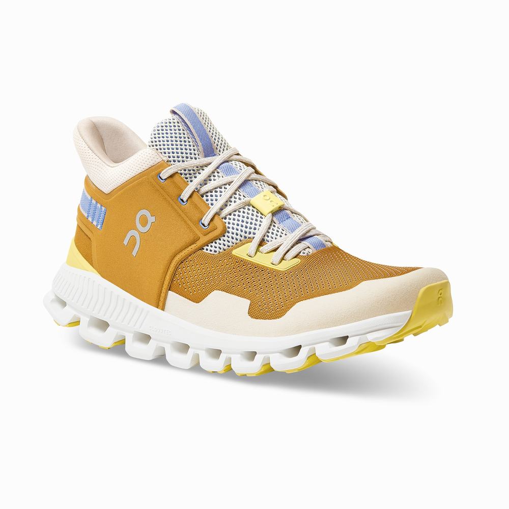 On Cloud Hi Edge Sneakers Herre Gull | FOPK-58972