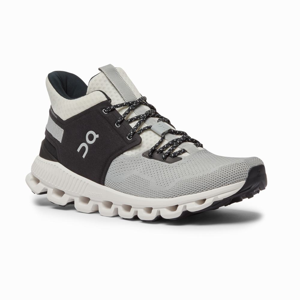 On Cloud Hi Edge Sneakers Herre Svarte Grå | OSMV-73906