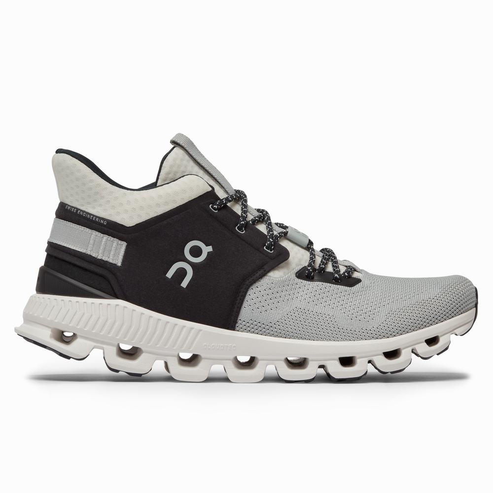 On Cloud Hi Edge Sneakers Herre Svarte Grå | OSMV-73906