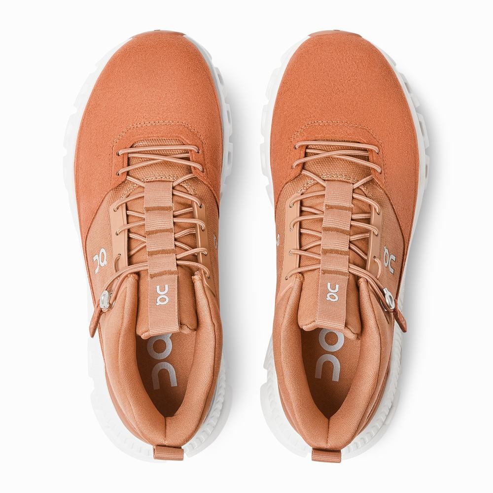 On Cloud Hi Sneakers Dame Oransje | OWXD-07436