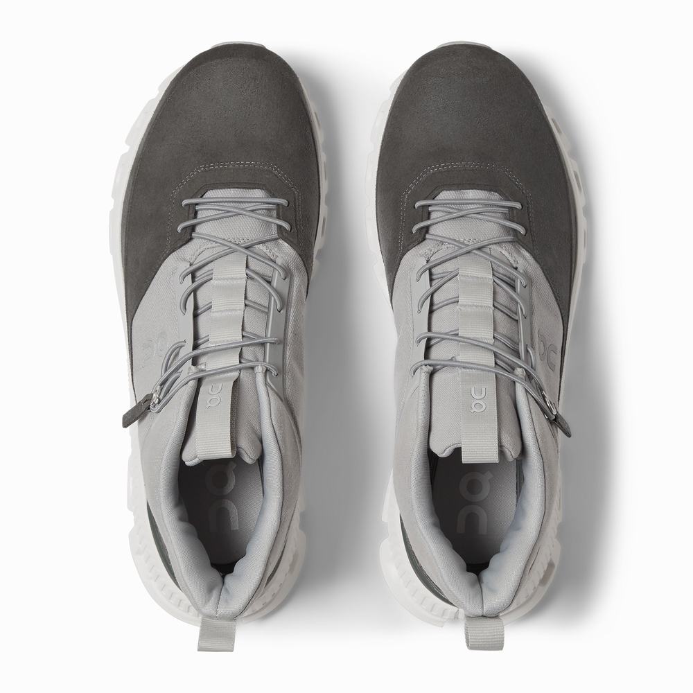 On Cloud Hi Sneakers Herre Grå Svarte | YODQ-68154