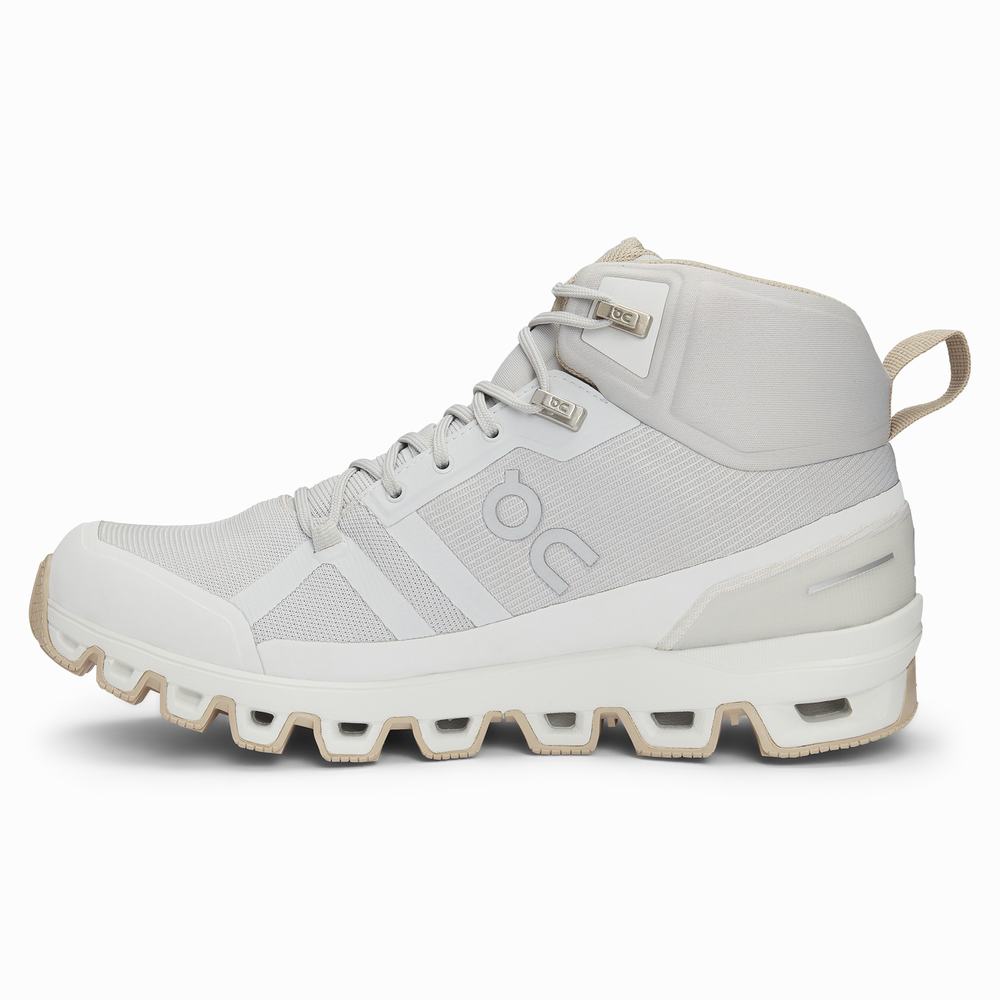 On Cloudrock Waterproof Fjellsko Dame Beige | DSRL-17569