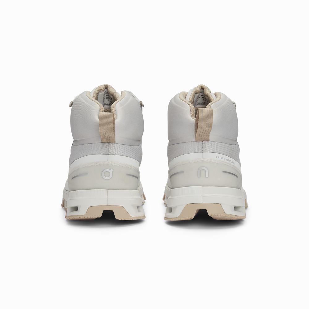 On Cloudrock Waterproof Fjellsko Dame Beige | DSRL-17569