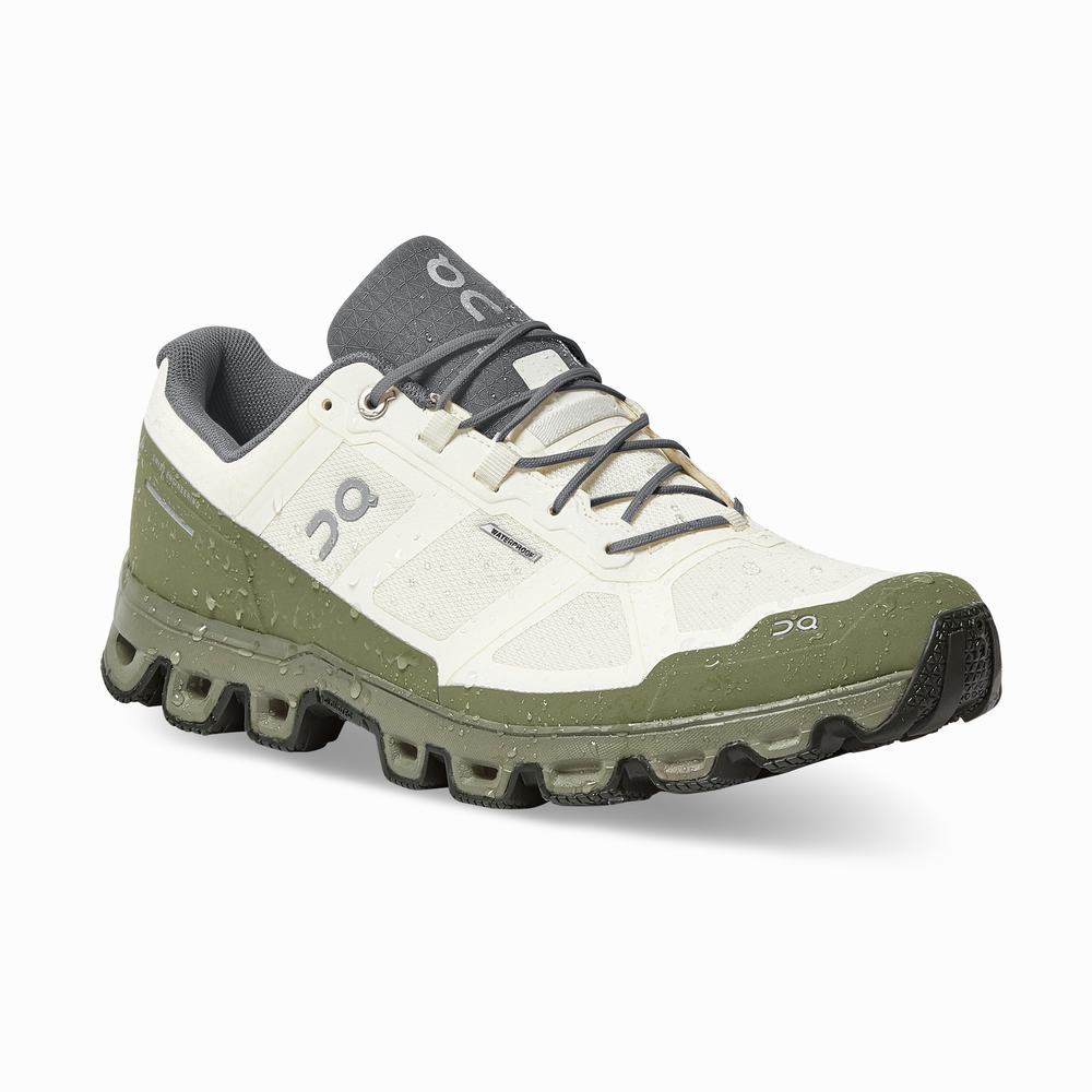 On Cloudventure Waterproof Trail Løpesko Herre Hvite | STQX-48967