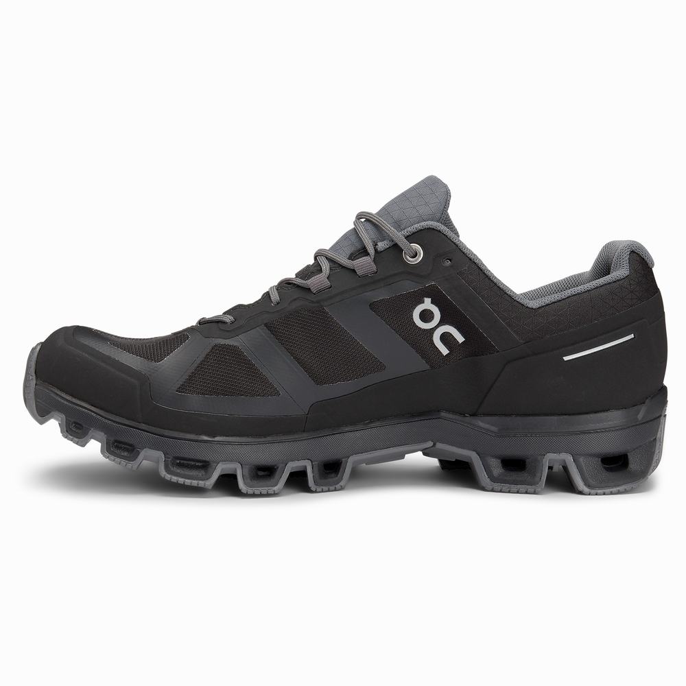 On Cloudventure Waterproof Trail Løpesko Herre Svarte | EZYS-53906