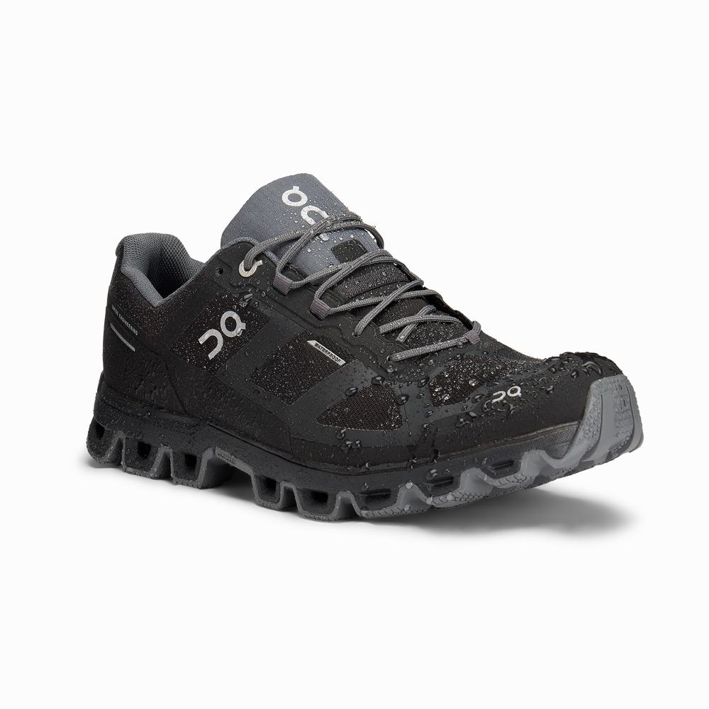 On Cloudventure Waterproof Trail Løpesko Herre Svarte | EZYS-53906