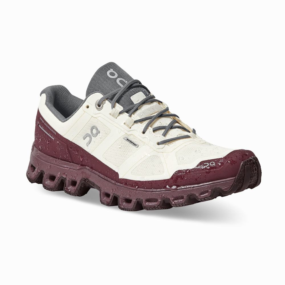 On Cloudventure Waterproof Trail Løpesko Dame Hvite | OUMK-28167