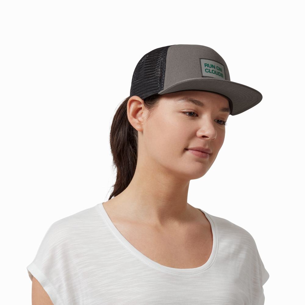 On Crew Hatt Dame Grå | LXMJ-43758