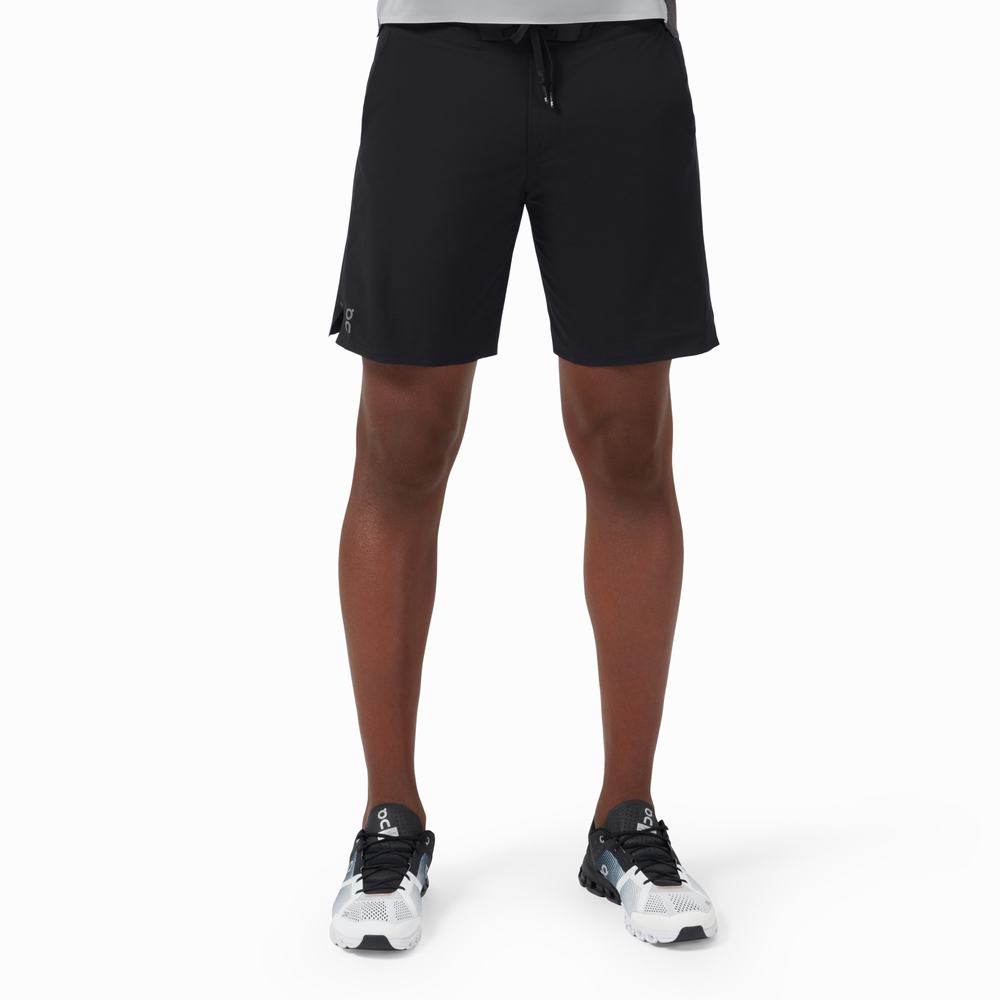 On Hybrid Løpeshorts Herre Svarte | GVTX-78205