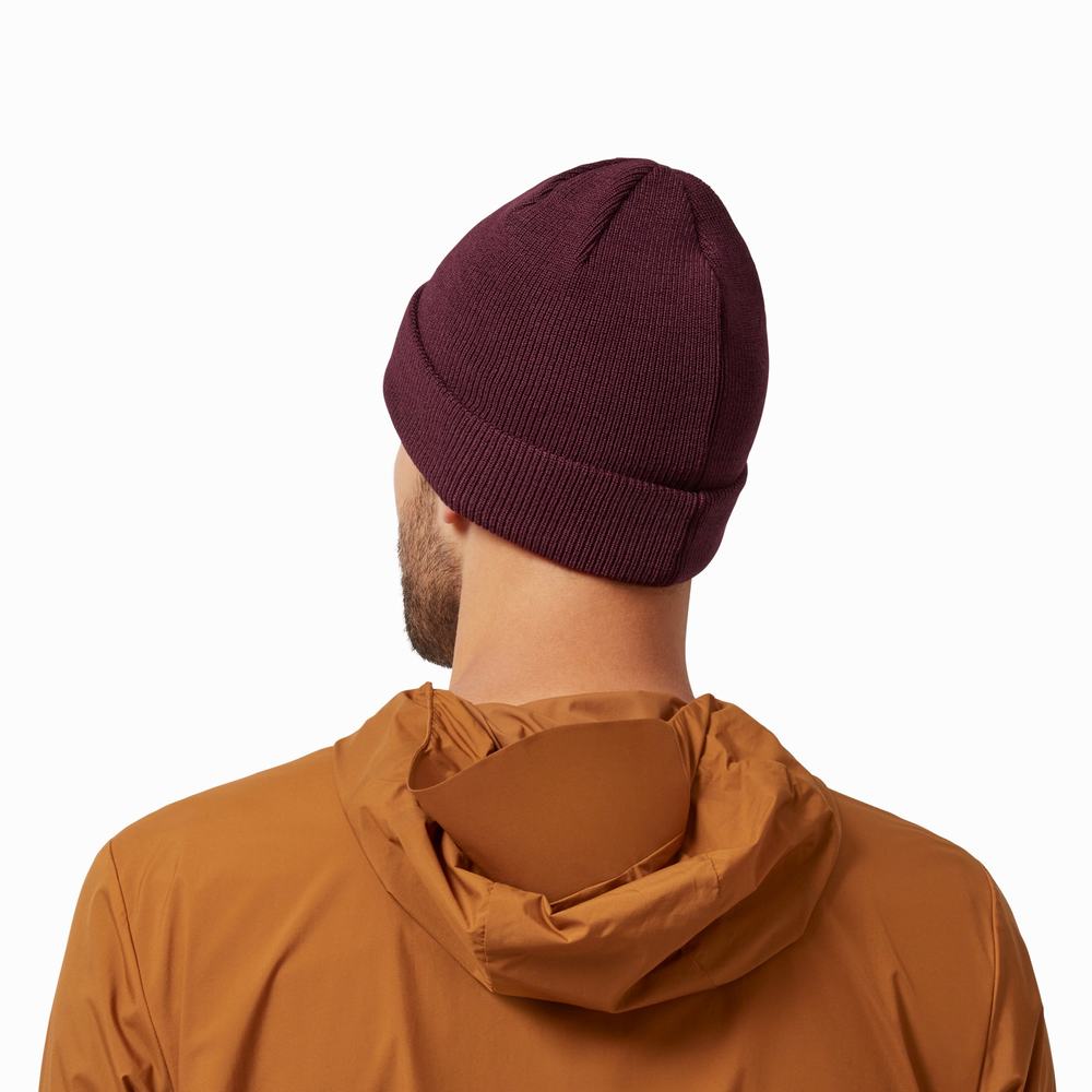 On Merino Beanie Hatt Herre Rød | PRFV-59174