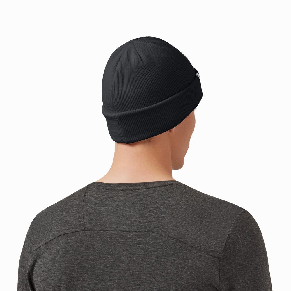 On Merino Beanie Hatt Herre Svarte | ONXZ-84512