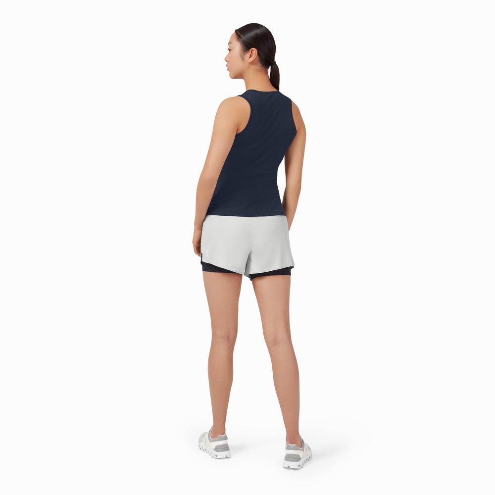 On Running Løpeshorts Dame Beige Svarte | XWVL-35168