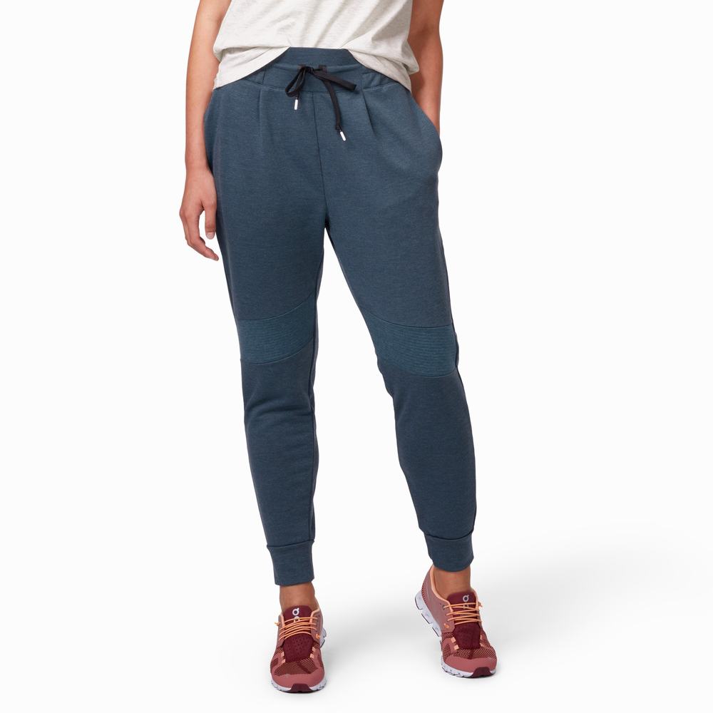 On Sweat Joggebukse Dame Marineblå | BAHC-72158