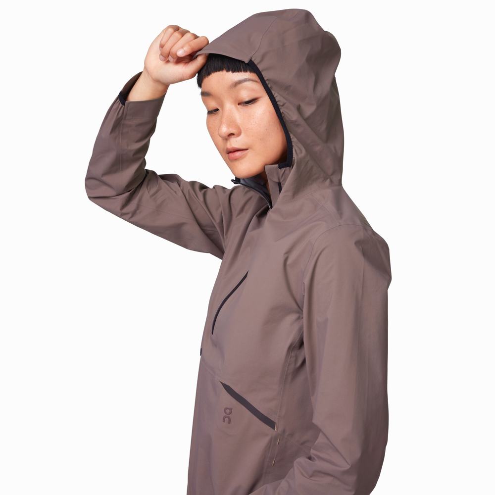 On Waterproof Anorak Jakker Dame Lilla | FAHJ-08146