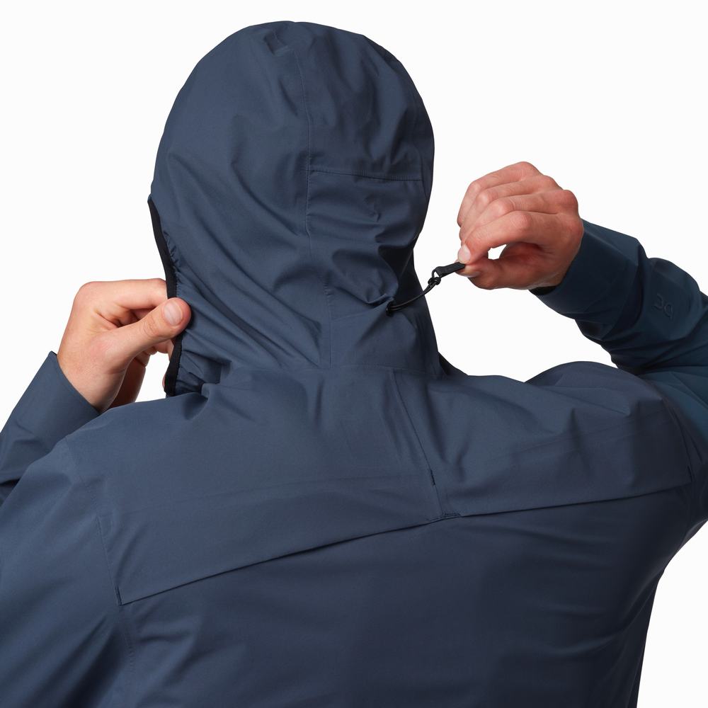 On Waterproof Anorak Jakker Herre Marineblå | UEDP-10365